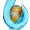 Sculpture Abstraite Exclusiva - Verre de Murano Original