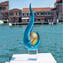 Scultura Astratta Esclusiva - Vetro di Murano Originale