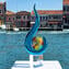 Sculpture Abstraite Exclusiva - Verre de Murano Original