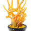 Blixa - plante aquatique - Ocre - Verre de Murano original OMG