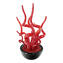 Blixa - plante aquatique - rouge - Verre de Murano original OMG