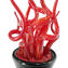 Blixa - Wasserpflanze - rot - Original Murano Glas OMG