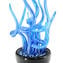 Blixa - plante aquatique - Blu - Verre de Murano original OMG