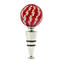 Bottle stopper flat Cannes red - Murano Glass + Box