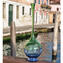   Elegante Vaso Soffiato - Encalmo Blu e Verde - Original Murano Glass OMG