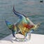 Razza Pesce - Scultura in Calcedonio - Vetro di Murano Originale يا إلهي