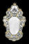 Paride - Espejo veneciano de pared - Cristal de Murano