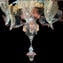 Venezianischer Kronleuchter Gemma Gold und Rosé – Classique – Original Murano-Glas