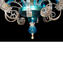 威尼斯枝形吊燈 - 淺藍色和金色 - 穆拉諾玻璃
