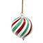 كرة عيد الميلاد - ملتوية - زجاج مورانو الأصلي OMG