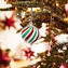 Christmas Ball - Twisted - Original Murano Glass OMG