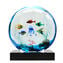 Aquariumskulptur – Mit tropischen Fischen – Original Muranoglas OMG