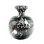 Schwarze Vase mit Murrine – Original Murano-Glas OMG