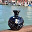 Vase Noir avec murrine - Verre de Murano Original OMG