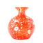 Jarrón rojo con murrina - Cristal de Murano original OMG