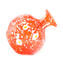 Vase Rouge avec murrine - Verre de Murano Original OMG