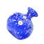 帶有鼠尾草的藍色花瓶 - 原始穆拉諾玻璃 OMG