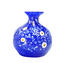 Vaso Azul com Murrina - Vidro Murano Original OMG