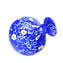 Blaue Vase mit Murrine – Original Murano-Glas OMG