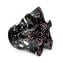 Bowl Centerpiece  Damian - Black - Original Murano Glass OMG
