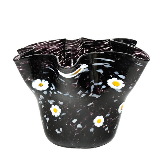 damian_centerpiece_black_fazzoletto_murrine_original_ Murano_glass_omg.jpg_1