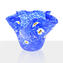 Peça central de tigela Damian - Azul - Vidro Murano Original OMG