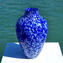 Vase Amphore - Bleu - Verre de Murano Original OMG
