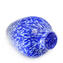 Amphora - Vaso Soffiato blu e bianco - Original Murano Glass