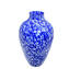 Amphora - Vaso Soffiato blu e bianco - Original Murano Glass
