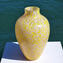 Amphora - Vaso Soffiato giallo - Original Murano Glass