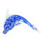 Figura de delfín - Sommerso azul - Cristal de Murano original OMG