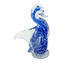 Papero figurina - Blu sommerso - vetro di Murano