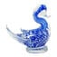 Figurine de caneton - Sommerso Bleu - Verre de Murano original OMG