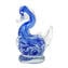 Figurine de caneton - Sommerso Bleu - Verre de Murano original OMG