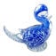 Duckling Figurine - Blue Sommerso - Orginal Murano Glass OMG