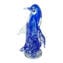Estatueta de pinguim - Blue Sommerso - Vidro Murano original OMG