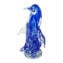 Pinguino figurina - Blu sommerso - vetro di Murano