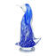 Pinguin-Figur – Blauer Sommerso – Original Murano-Glas OMG