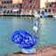 Estatueta de caracol - Blue Sommerso - Vidro Murano original OMG