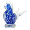 Figurine Moineau - Sommerso Bleu - Verre de Murano original OMG