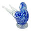 麻雀雕像 - 藍色 Sommerso - 原始穆拉諾玻璃 OMG