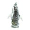 Estatueta de pinguim - Sommerso com folha de prata - Vidro Murano original OMG