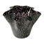 Bowl Centerpiece with silver leaf - Black - Original Murano Glass OMG