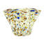 銀葉碗中心裝飾品 - Arlequin - 原始穆拉諾玻璃 OMG