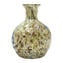 Arlequin-Vase mit Blattsilber – Original Murano-Glas OMG