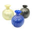 Blaue Vase mit Blattsilber – Original Muranoglas OMG