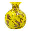 アベンチュリーナ付き黄色の花瓶 - オリジナル ムラーノ ガラス OMG