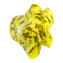 Peça central de tigela com avventurina - Amarelo - Vidro Murano Original OMG