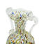 アルルカンの花瓶、銀箔付き - オリジナル ムラーノ ガラス OMG