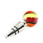 Bottle stopper round - Cannes warm color - Murano Glass Drop Shape 
